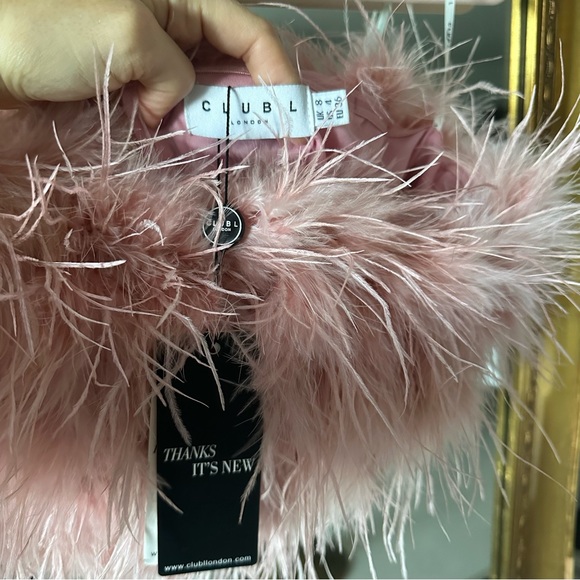 NWT Club L London Feather Top - Picture 6 of 6